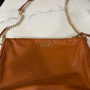 Rebeccaminkoff  Brown Leather Crossbody Bag